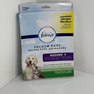 3-Pack Febreze Hoover Y Vacuum Bags Extra Strength Pet Odor Eliminator